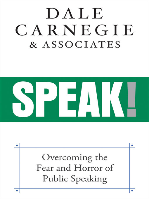 Title details for Speak! by Dale Carnegie & Associates - Available